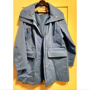 NWOT Nine West Mac Hooded Rain Coat